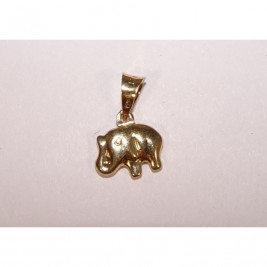 Elefánt alakú arany medál